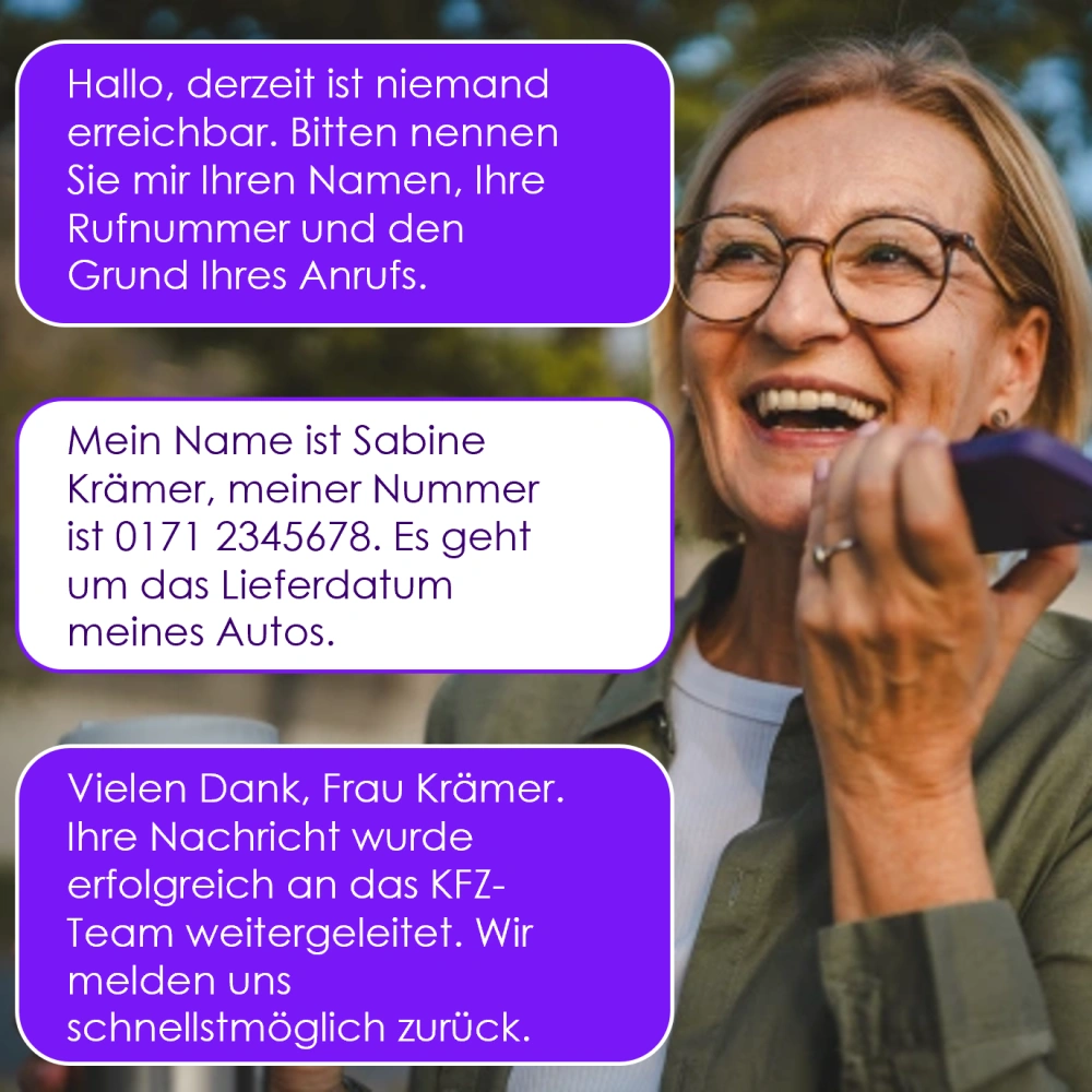 Smarte Gruppen-Voicemails Beispiel V2